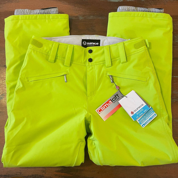 NWT SUNICE INSULATED ClimaLoft Women's Ski Waterproof Pants Sz 12 - Picture 9 of 12
